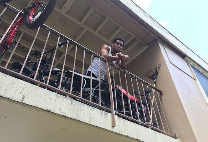 Antwain Easterling is still at home at Northwest 50th Street.